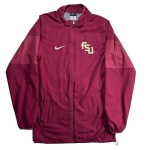 Florida State Seminoles Nike Dri-Fit Men's XS Red Windbreaker Jacket Pullover